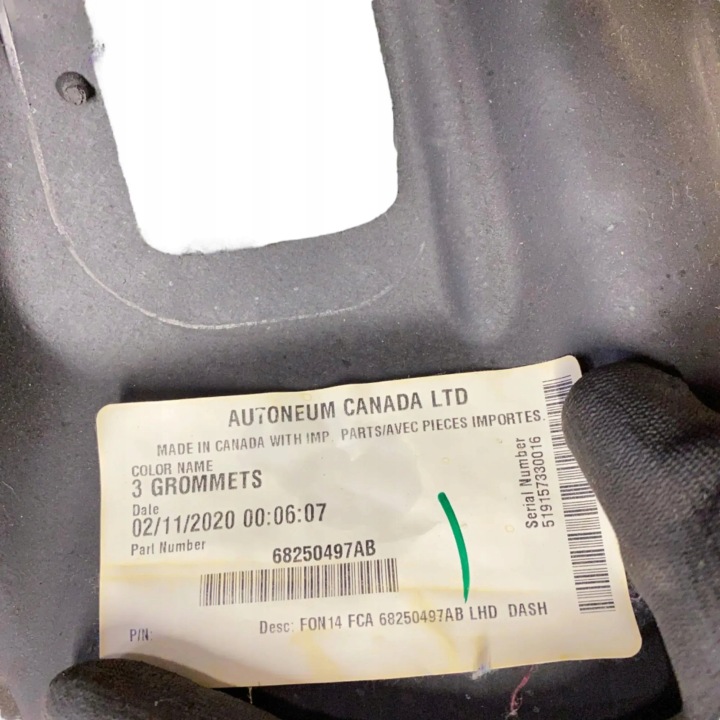 HAUT-PARLEUR TABLEAU DE BORD INSTRUMENTATION JEEP GRAND CHEROKEE IV (WK, WK2) 68250497AB 3.6L