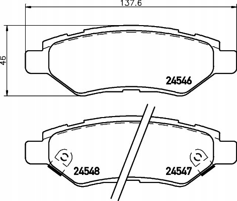 SABOTS DE FREIN DE FREIN PRZEDNIE/TYLNE photo 2 - milautoparts-fr.ukrlive.com