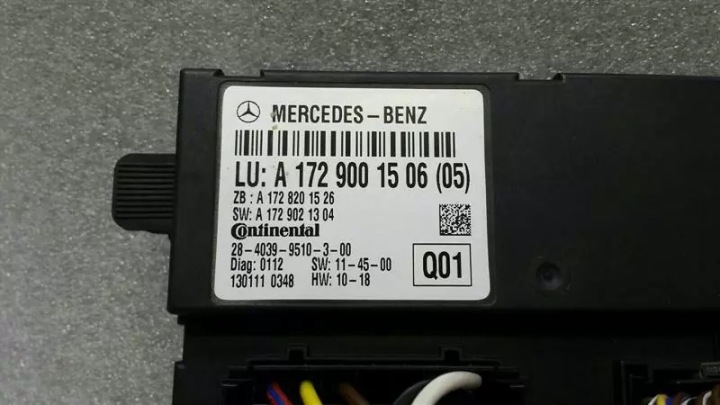 MODULE COMMANDE TOIT TWARDYM MERCEDES SLK R172 A1729001506 UNITÉ ST…