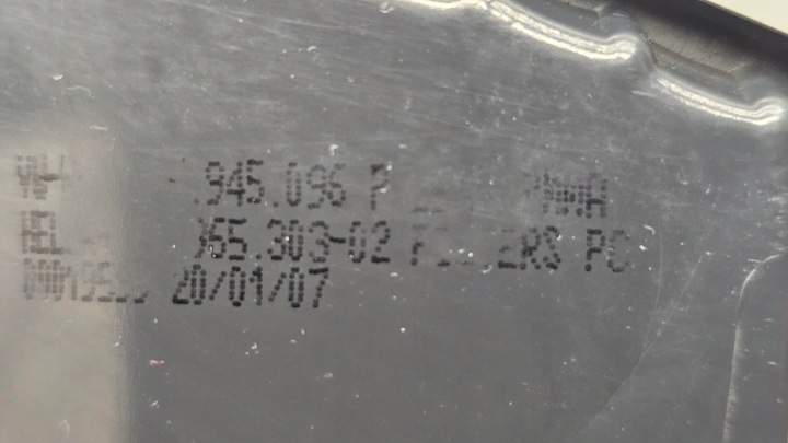 VW POLO IV 9N LIFT PHARE GAUCHE OU DROITE ARRIÈRE 6Q6945095P/6P ORIGINAL EUROPE
