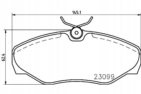 ZAPATAS DE FRENADO HELLA PAGID 4106000QAE 95599219 4 