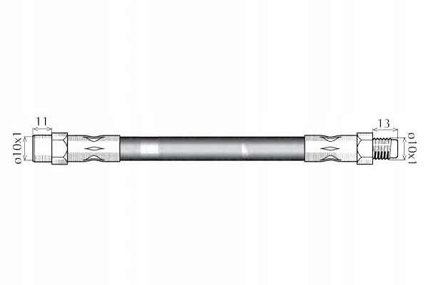 FIL FREIN ÉLASTIQUE DB DROIT W123/W124/W201