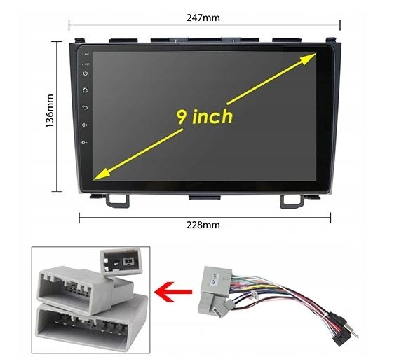 HONDA CR-V 3 06-12 RADIO GPS ANDROID 8G 128G SIM 