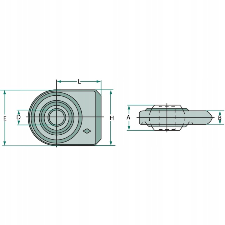 JOINT ROTULE BARRE DE DIRECTION CATALYSEUR 3 A:45 B:22 D