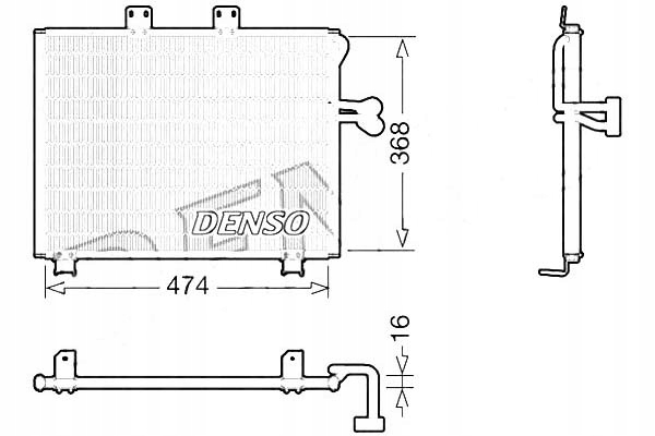 CONDENSATEUR DU CLIMATISEUR JEEP WRANGLER II 2.4/2.5/4. photo 2 - milautoparts-fr.ukrlive.com