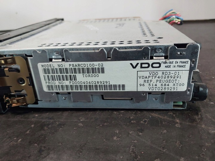 AUTORADIO PEUGEOT 307 SW 96514684XT PSARCD100-02