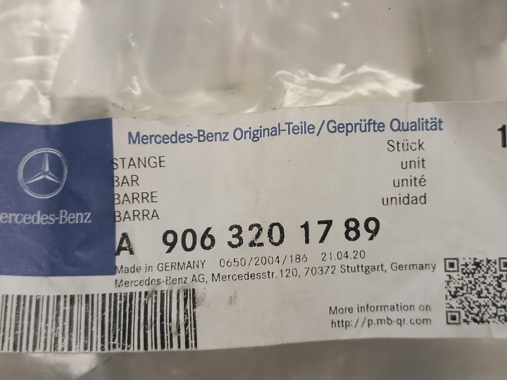 NOUVEAU TIGES STABILISATEUR MERCEDES SPRINTER 906 A9063201889 A9063201789