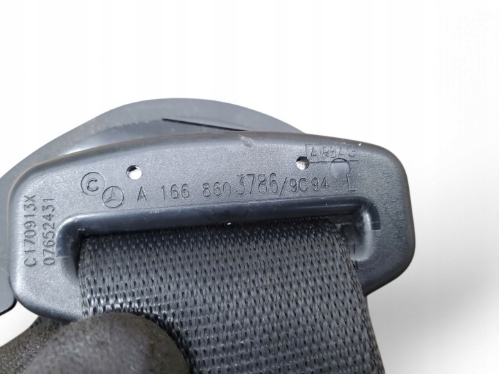 MERCEDES-BENZ ML W166 A1668603786 AVANT CÔTÉ GAUCHE CEINTURES DE SÉCURITÉ