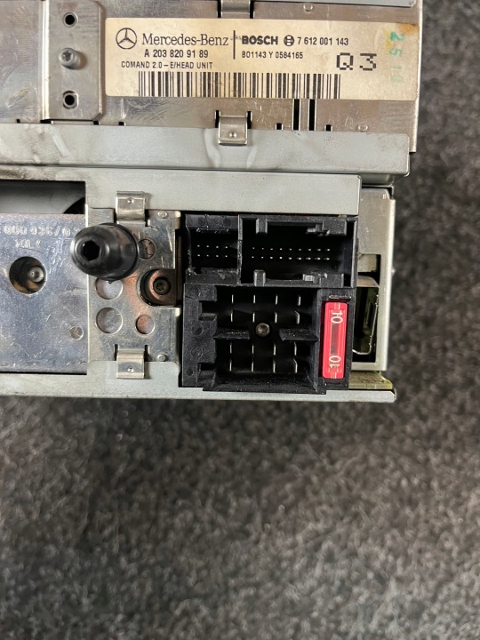 MERCEDES W209 CLK W203 RADIO NAVIGATION TEXTILE A2038209189