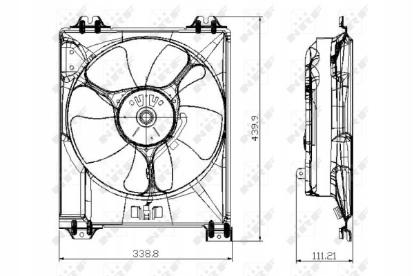 VENTILATEUR RADIATEUR SUZUKI SX4/SEIDICI 1,9DDIS/1,9D