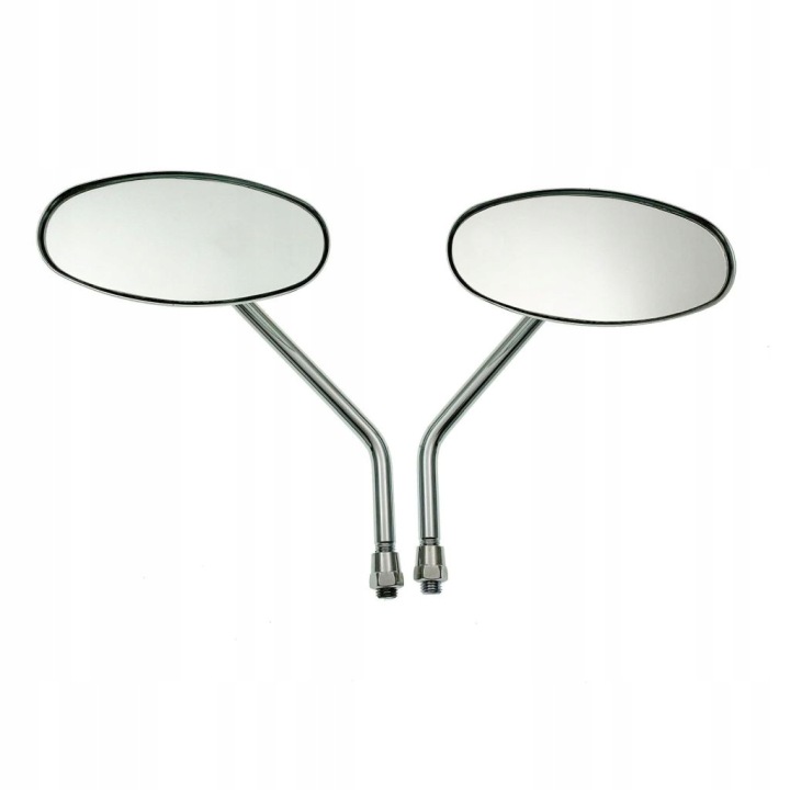 RÉTROVISEURS CHROME HONDA CMX125 REBEL VT125 SHADOW M10 10MM (22428)