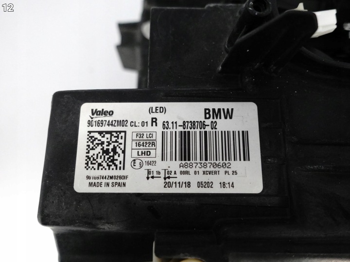 BMW M3 F80 M4 F82 F83 4 F32 F33 F36 LCI LIFT PHARE ADAPTIVE COMPLET LED DROITE