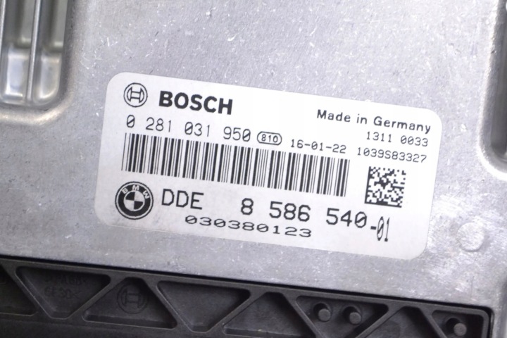 BMW 3 F30 F35 F31 2016 CONTRÔLEUR MODULE ECU