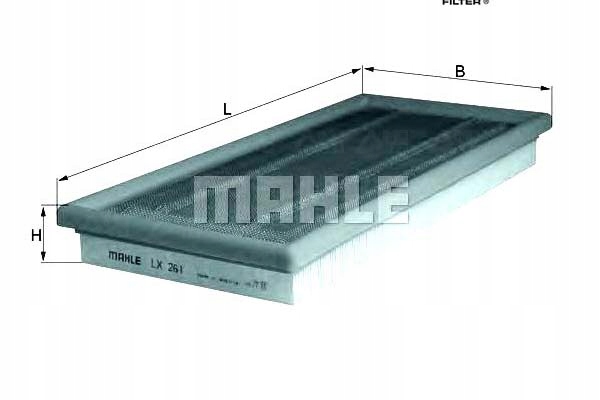 FILTRE AIR KNECHT LX 261 LX261