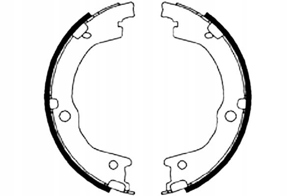 METELLI ZAPATAS DE TAMBOR DE FRENADO ALFA ROMEO 156 1.8 16V T 