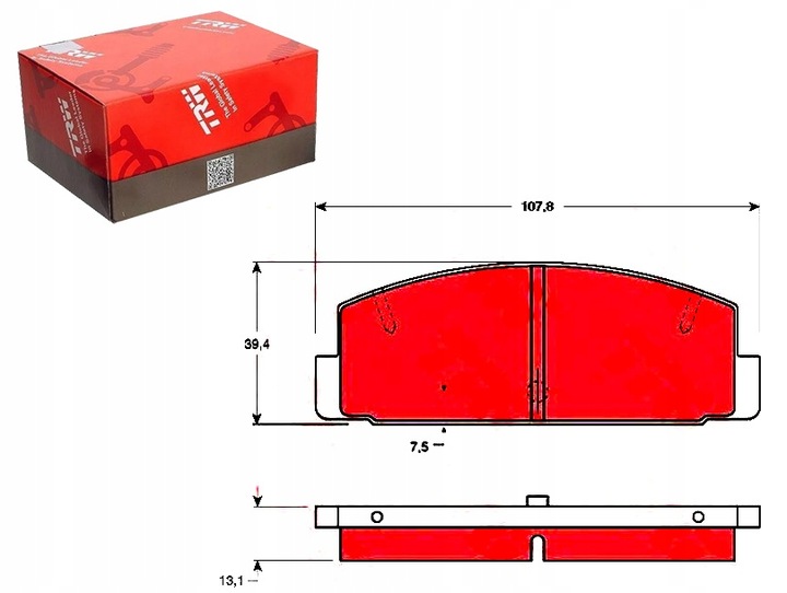 SABOTS DE FREIN DE FREIN AVANT GDB1027 TRW photo 5 - milautoparts-fr.ukrlive.com