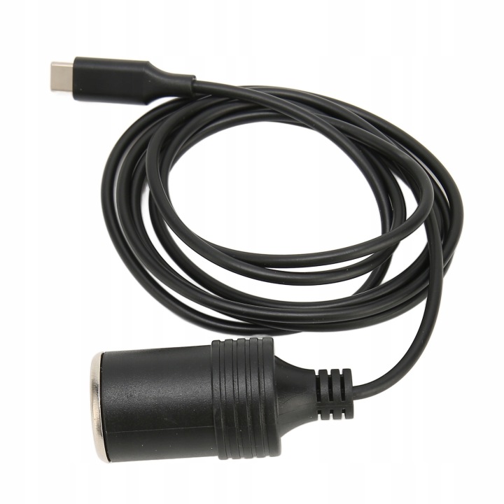 CÂBLE USB-C VERS DOUILLES ALLUME-CIGARES AUTOMOBILE 1.5M CHARGEUR 15V 3A 45W STABILNA