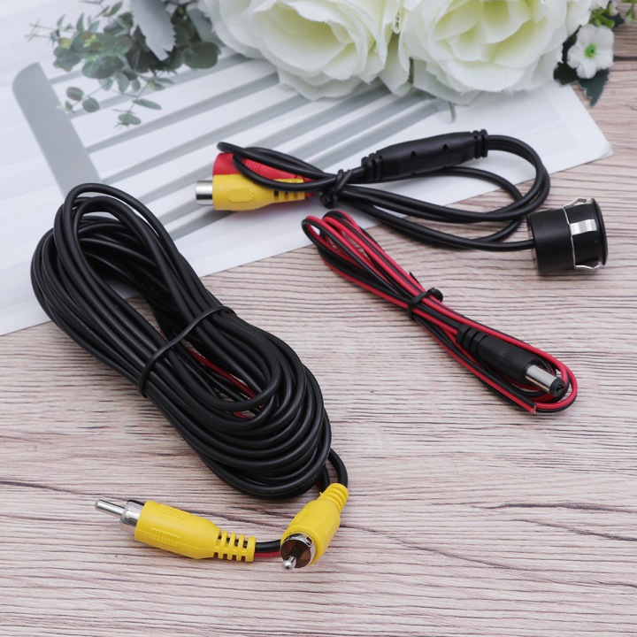 NOIRE CAMÉRA MARCHE ARRIÈRE AVEC 8 DIODES LED WIDZENIEM NOCNYM, HYDROFUGE 170°