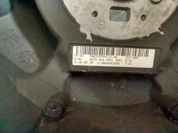 VOLANT VITO W639 10-14 LIFT VIANO A6394640401