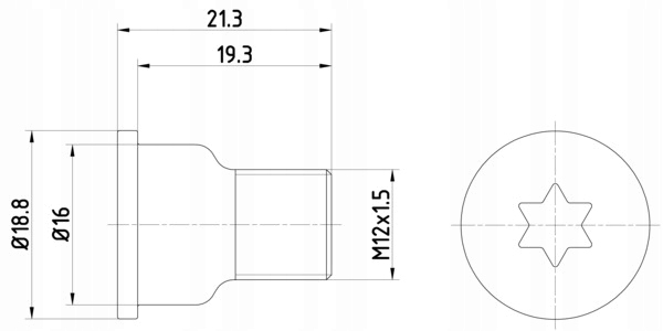 KPL=2SZT!!!! PERNO FRENOS HAM. AUDI P.- T. A8- Q7 06- 18 