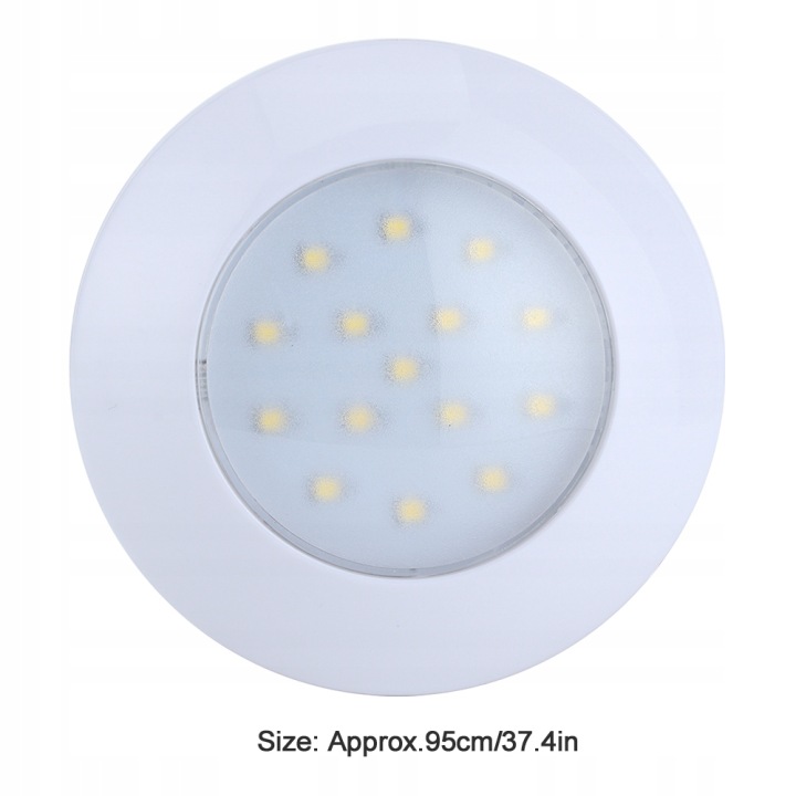 15LED RONDE PHARE KOPULKOWA IP67 5000-6000K 3W 300LM PHARE TOITS U3