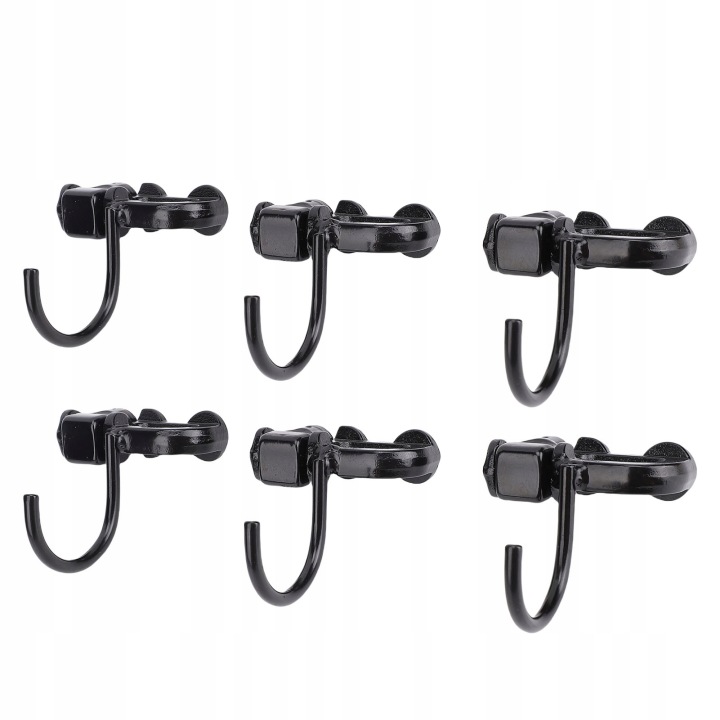 6 PCS GAUCHE CROCHET GASIENICOWY DOUBLE COLLECTEUR FIXATION ACIER WEGLOWA VERS 4Q