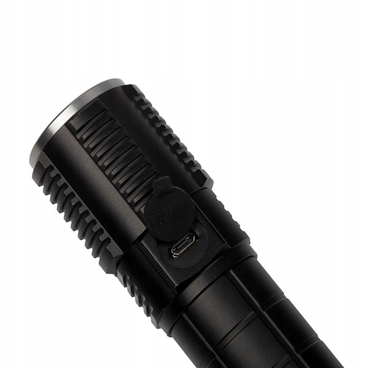 PUISSANT LAMPE DE POCHE LED TAKTYCZNA WOJSKOWA ZOOM XHP90 USB ACCU 26650
