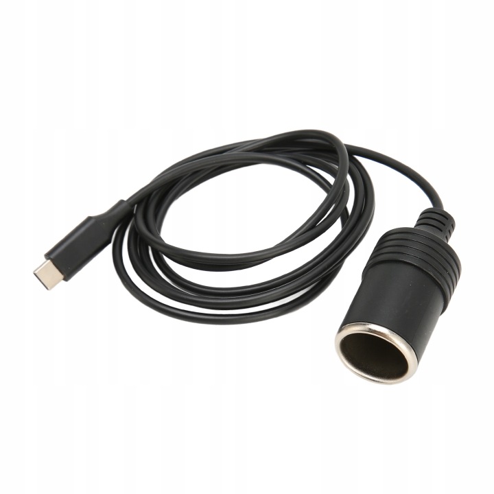 CÂBLE USB-C VERS DOUILLES ALLUME-CIGARES AUTOMOBILE 1.5M CHARGEUR 15V 3A 45W STABILNA