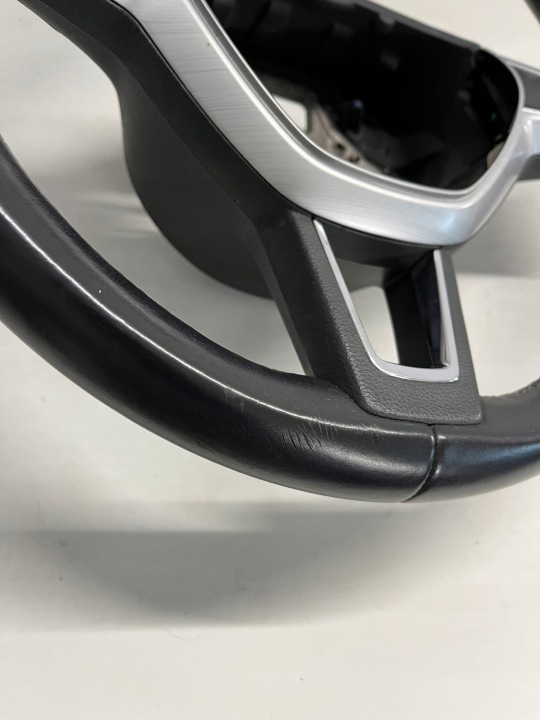 VOLANT SKODA FABIA III OKTAVIA III RAPID CUIR EN BON ÉTAT 5E0419091BE 5