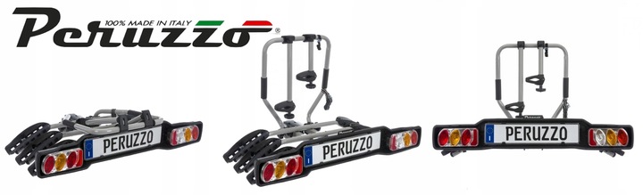 MALETERO PLATAFORMA SOPORTE BICICLETAS AL BARRA DE REMOLQUE 3 BICICLETAS PERUZZO SIEAL 3 AL ROWER 