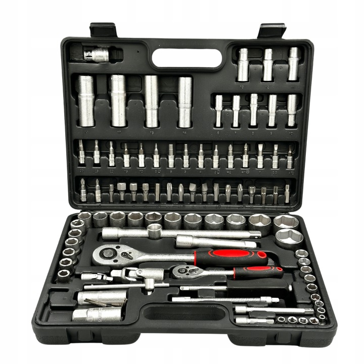 KIT OUTILS COFFRE DE RANGEMENT INSTRUMENTALE NASADEK CLÉS 94 ELEM 1/4 1/2 POUCES