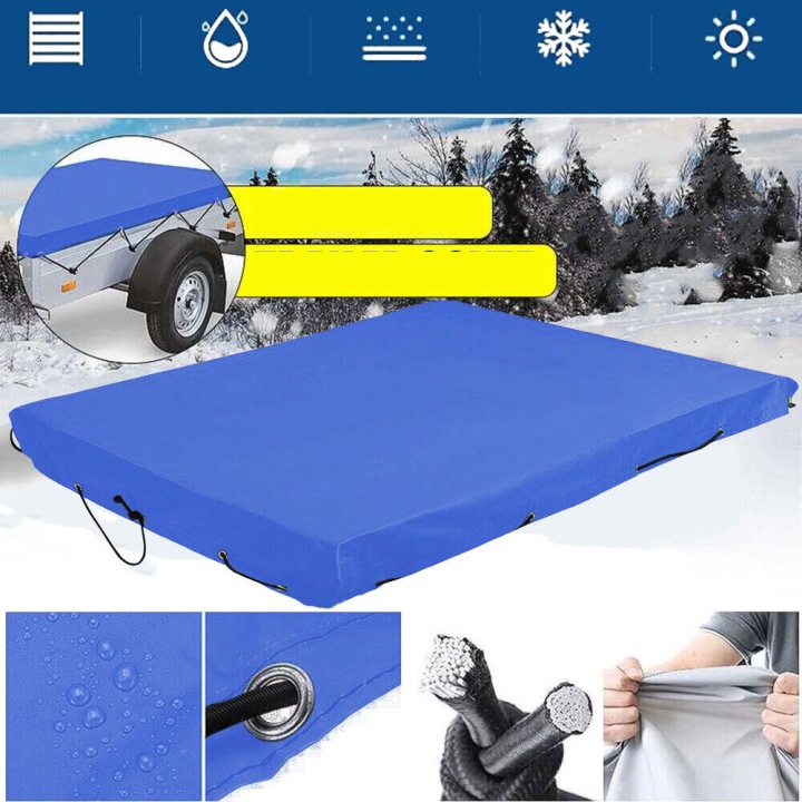 BÂCHE PROTECTRICE SUR PRZYCZEPE 600D OXFORD HYDROFUGE AVEC OCZKAMI