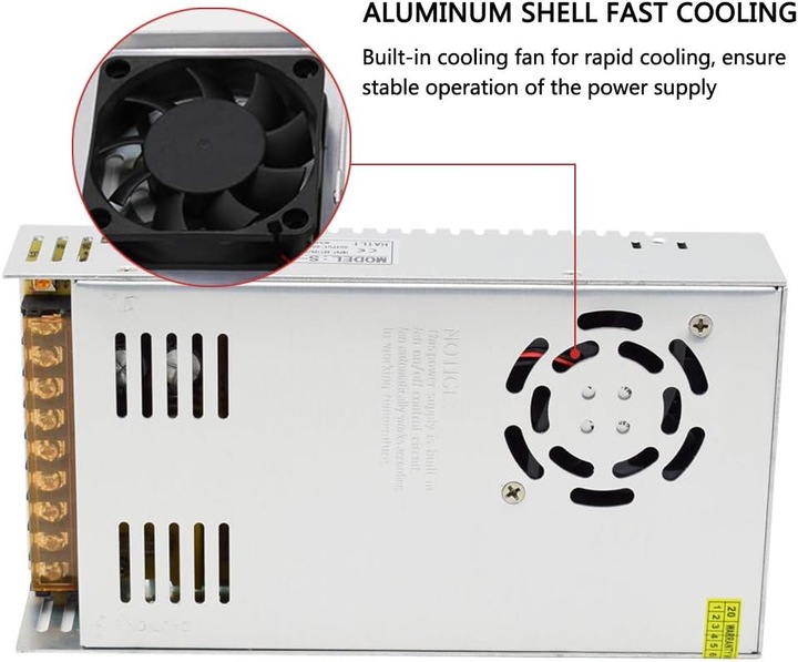 110V-220V AC 36V / 10A BLOQUE DE ALIMENTACIÓN ZASILACZA ADAPTADOR 