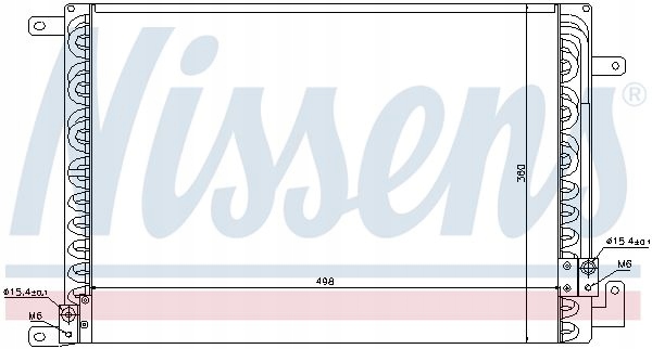 CONDENSER RADIATOR AIR CONDITIONER 94391 NISSENS 