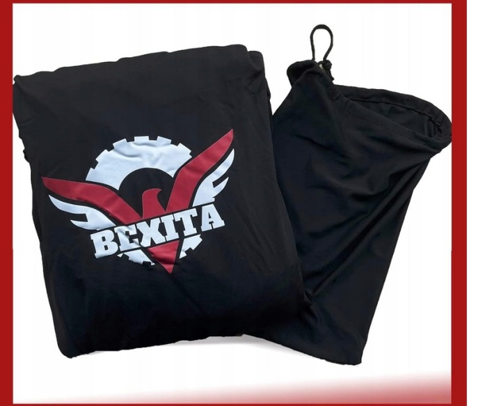 B343 HOUSSE MOTOCYCLETTE BEXITA XXXXL – FLEXIBLE INTÉRIEUR NOIR