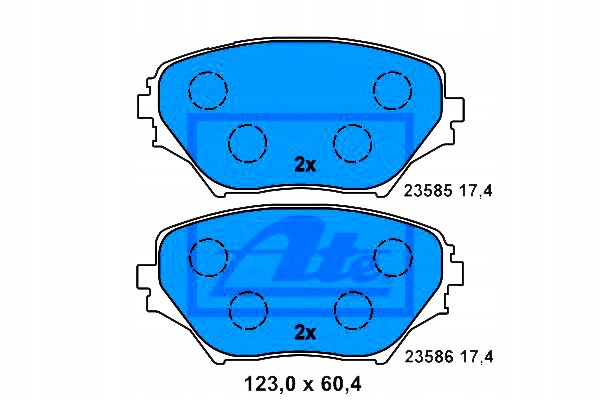 SABOTS DE FREIN DE FREIN TOYOTA AVANT RAV 4 1,8-2,4 VVTI 4 photo 2 - milautoparts-fr.ukrlive.com