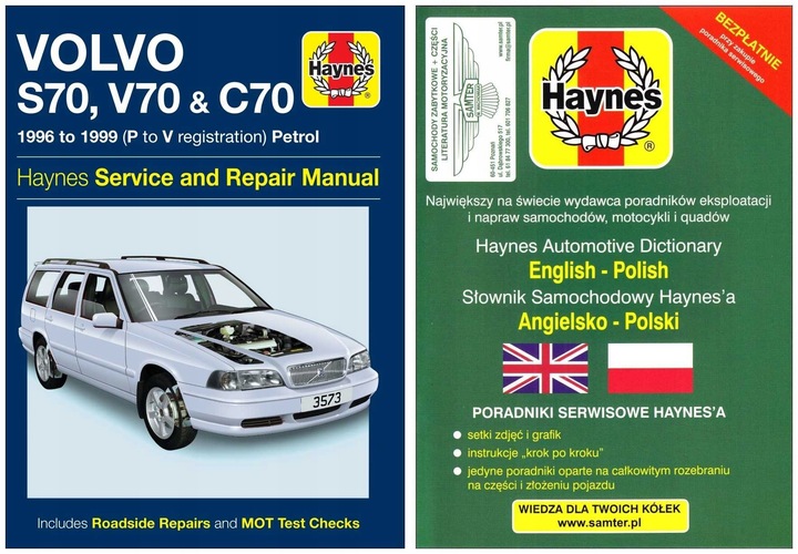 VOLVO S70 V70 C70 BENZYNOWE (1996-1999 MANUAL REPARACIÓN HAYNES +GRATIS 24H 