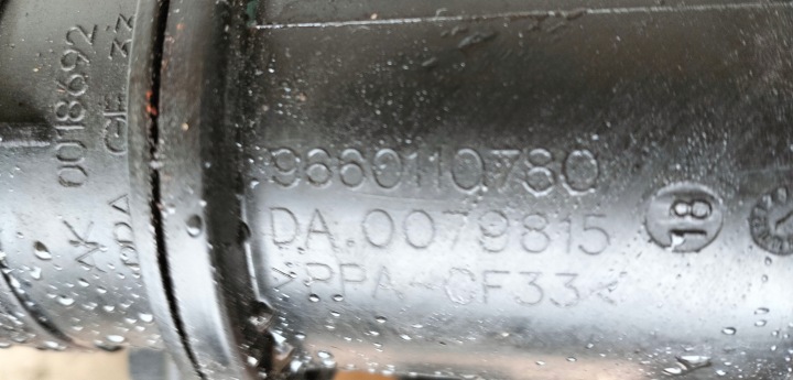 PAPILLON DES GAZ CITROEN C5 III X7 PEUGEOT 2.0 HDI 9660110780