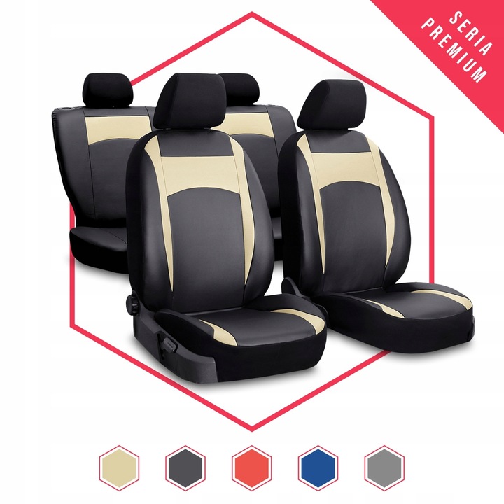 FORRO UNIVERSALES EKOSKORA DESIGN LEATHER COLOR BEIGE PARA RENAULT SCENIC IV 