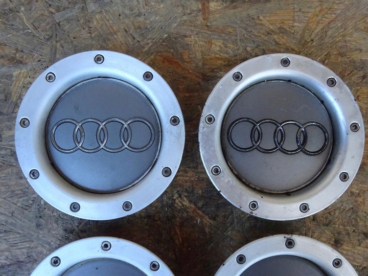 AUDI A3 S3 8L TT 8N A4 A6 C5 TAPACUBOS DISCOS JUEGO S-LINE OEM 8D0601165K 