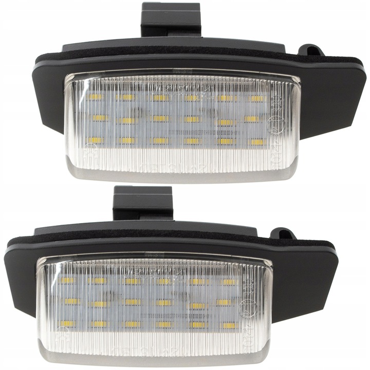 LEMPUTĖS VALSTYBINIO NUMERIO LAIKYKLIS LED MITSUBISHI LANCER X OUTLANDER 2 nuotrauka 1