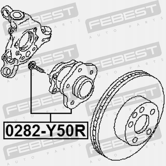 INFINITI M35 [Y50] CUBO PARTE TRASERA 