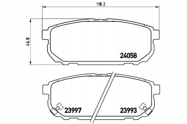 ZAPATAS DE FRENADO BREMBO P30023 