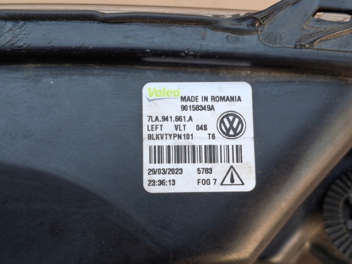 VW T6 LIFT T6.1 PHARES ANTIBROUILLARD GAUCHE PHARE ANTIBROUILLARD GAUCHE 7LA941661A