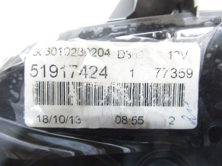 COMPTEUR COMPTEUR TABLEAU DE BORD FIAT GRANDE PUNTO MY EVO 51917424 KILOMÉTRAGE 64 332 KM