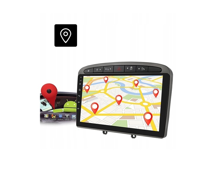 RADIO GPS ANDROID PEUGEOT 308 308S 408 SIM 6/128GB 