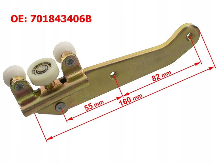 BASTIDOR ROLLO DE PUERTA LATERALES CORREDEROS VW T4 90-04 