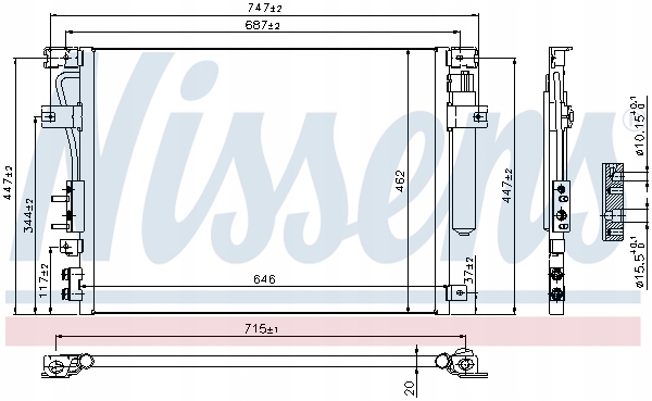 CONDENSADOR NISSENS 940348 