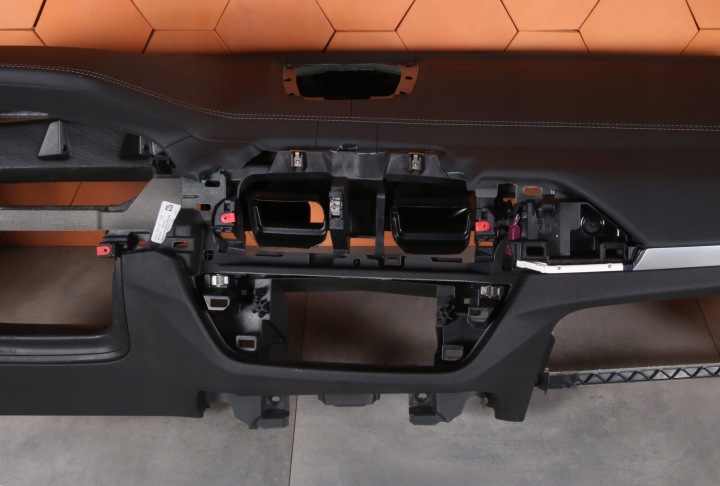 BMW X3 G01 X3M X4 G02 X4M LCI TABLEAU DE BORD CONSOLE SENSATEC NOIRE HUD