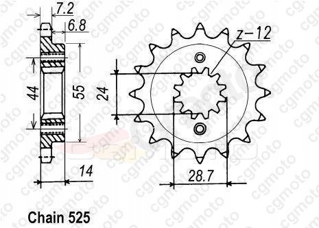 JUEGO DE ACCIONAMIENTO REGINA HONDA XRV 750 93-03 